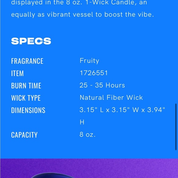 NEW Friday Collective Daybreak Rave 8oz 1-Wick Glass Candle in Green - Picture 8 of 8